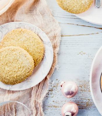 Ginger shortbread