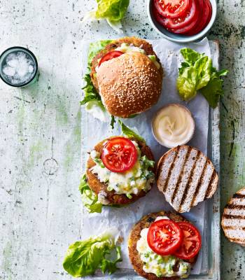 Tuna melt burgers