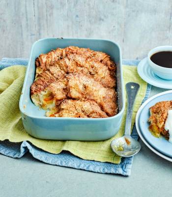Marmalade croissant French toast bake