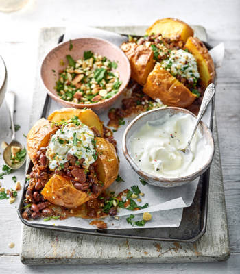 Reader recipe: creamy black bean jackets