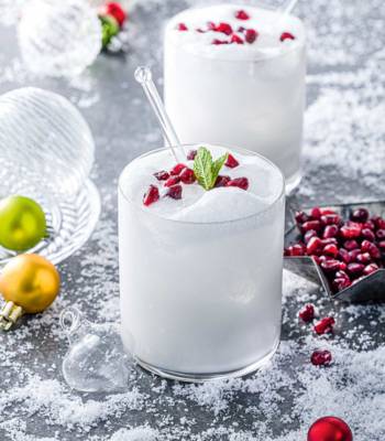 White Christmas mojito