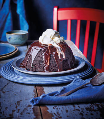 Decadent chocolate and Guinness pud