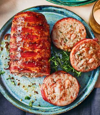 Prawn pig in a blanket