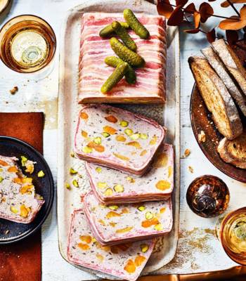 Tipsy pork terrine