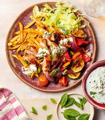 Speedy chicken souvlaki