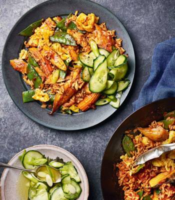 Mackerel fried rice