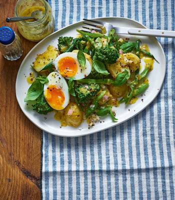Potato and green medley salad