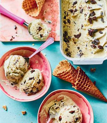 'Brown butter' cookie dough no-churn ice cream