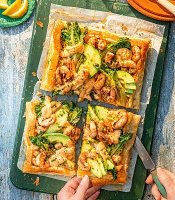 Prawn cocktail tart