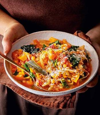 Chickpea and butternut squash minestrone