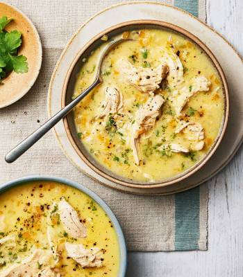 Chicken avgolemono soup