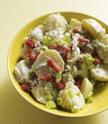 Potato salad with blue cheese and buttermilk dressing