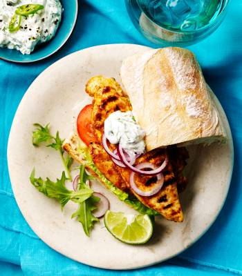 Anjum Anand's Indian-style chicken burgers