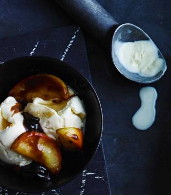 Cinnamon and Calvados ice cream