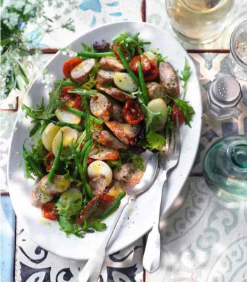 Sausage ‘Niçoise’ salad