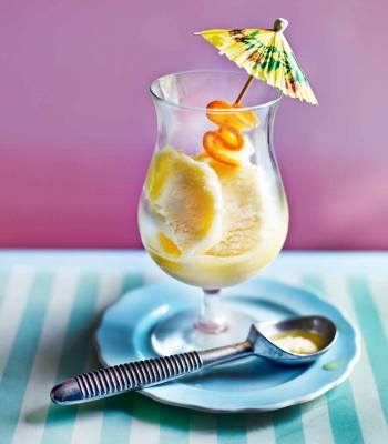 Harvey Wallbanger sorbet