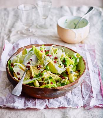 Little Gem salad with Roquefort dressing