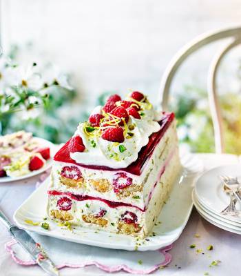 Raspberry and Pimm’s trifle terrine