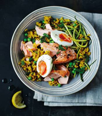 Tom Daley's kedgeree with salmon