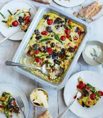 Oven brunch omelette