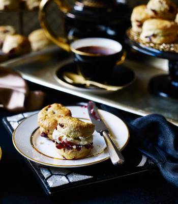 Mini cherry scones 