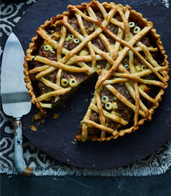 Mummified sausage pie