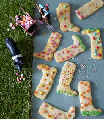 Welly-boot biscuits