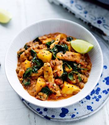 Chicken and mango curry