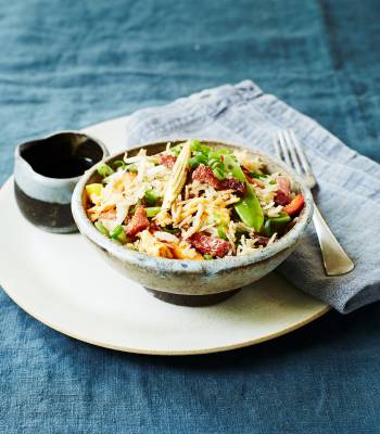 Bacon and egg fried rice 