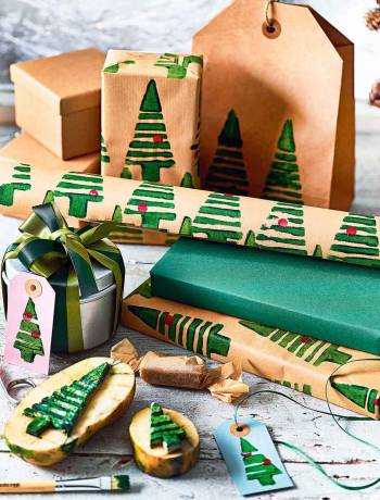 How to make your own Christmas cards and wrap