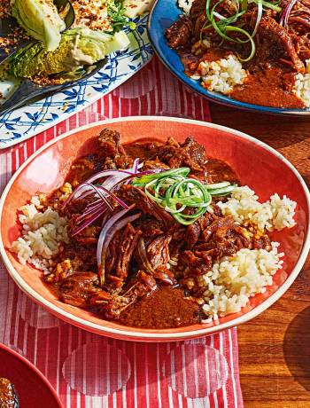 Slow-braised beef short ribs