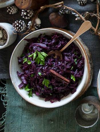 Sloe gin red cabbage 