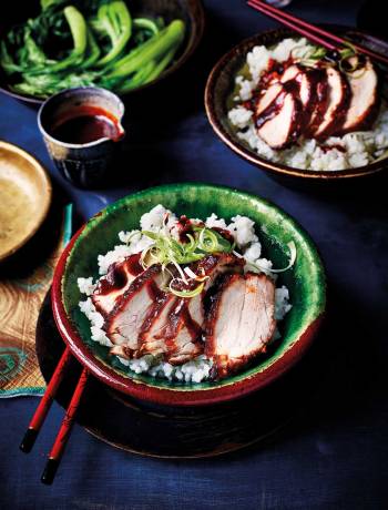 Sweet and sticky pork (char siu)