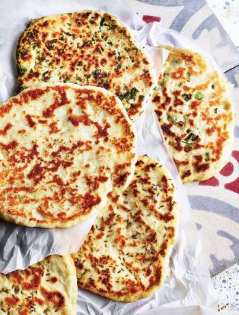 4-ingredient flatbreads