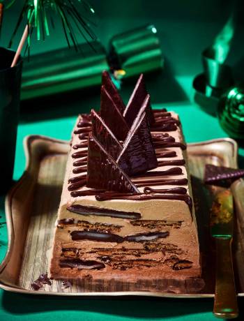 After Eight frozen chocolate loaf