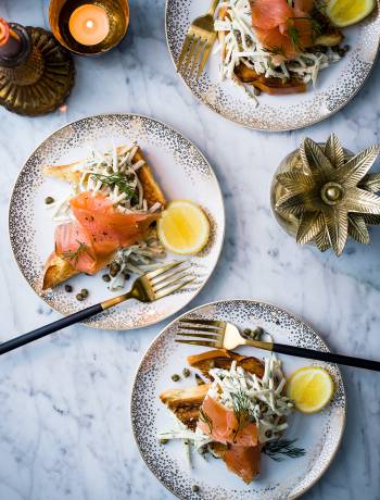 Smoked salmon and celeriac remoulade