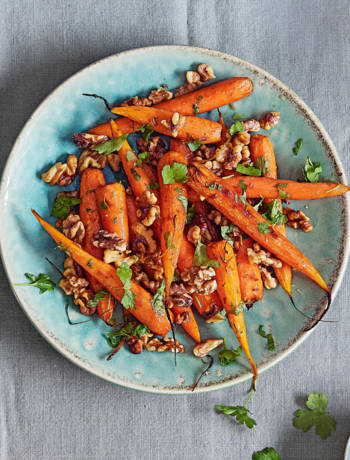 Sponsored: Maple-roasted carrots with California Walnuts 