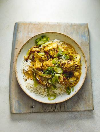 Cauliflower katsu curry