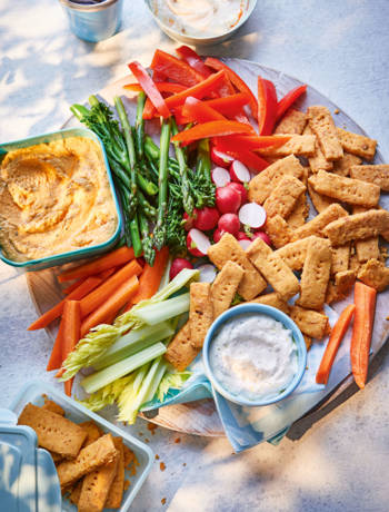 Chilli-cheese biscuit dippers