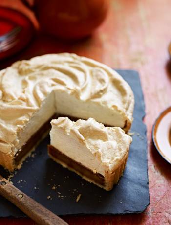 Pumpkin meringue pie