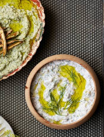 Aubergine and walnut dip