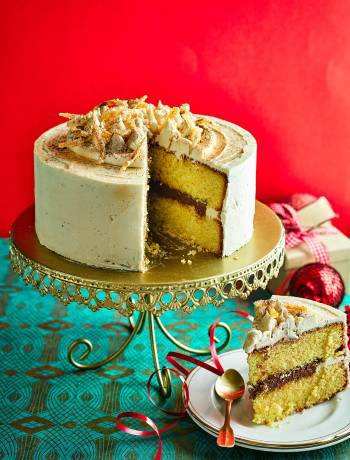 Chocolate and orange polenta cake