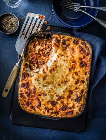 Broken lasagne bake