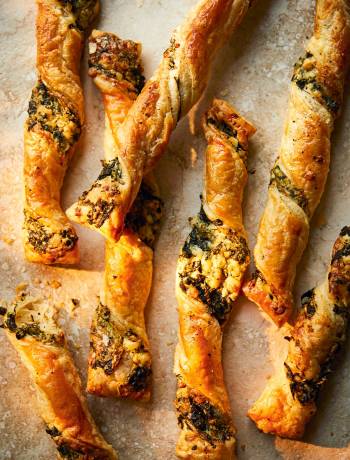 Spanakopita cheese twists