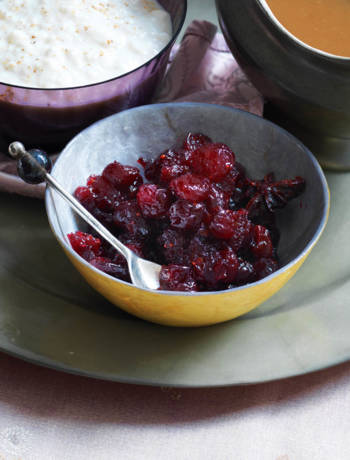 Cranberry and orange compote