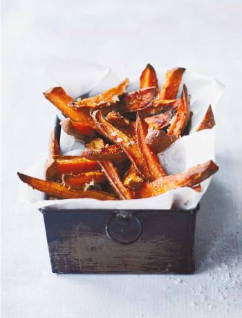 Sweet potato Parmesan fries