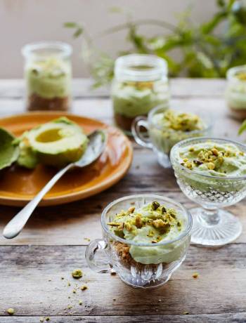 Avocado cheesecakes