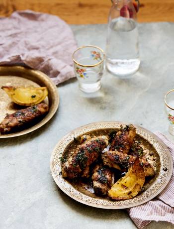 Marinated chicken wings 