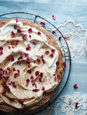 Fruit and nut polenta cake