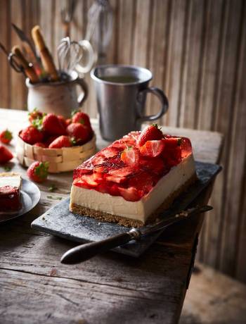 Strawberry spritz terrine